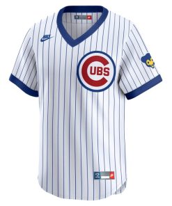 Alternative view of Andre Dawson Chicago Cubs Nike Throwback Cooperstown Collection Limited Jersey - White