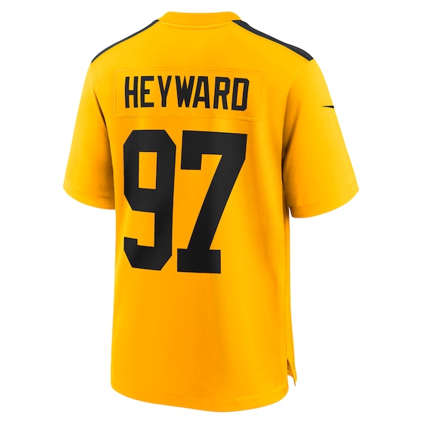 Terry Bradshaw Pittsburgh Steelers Nike Alternate 1933 Throwback Game Jersey - Gold - Image 3