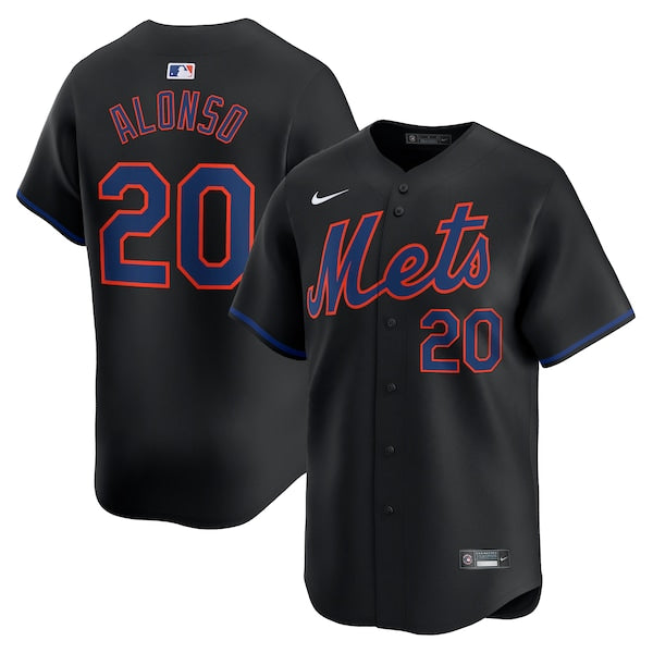 Pete Alonso New York Mets Nike Alternate Limited Player Jersey?ยจC Black