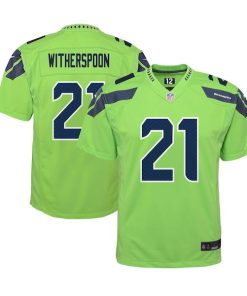Devon Witherspoon Seattle Seahawks Nike Youth Alternate Player Game Jersey - Neon Green