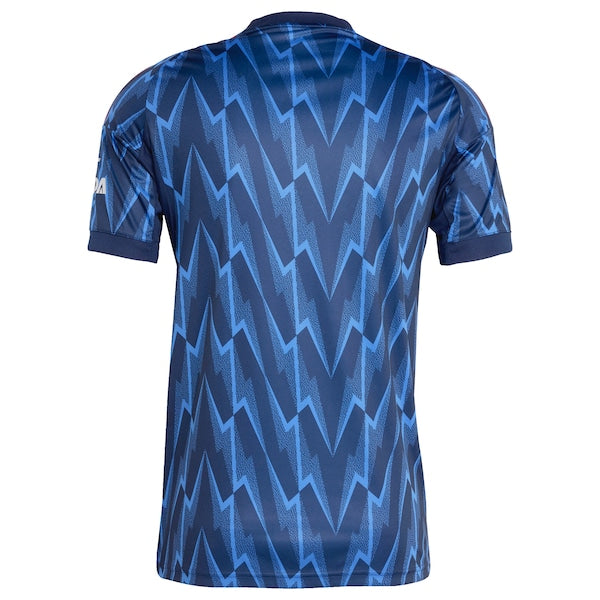 Arsenal adidas 2025/26 Away Replica Jersey - Blue/Red - Image 4