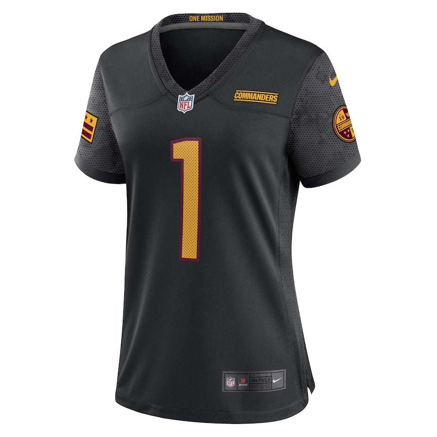 Jahan Dotson Washington Commanders Nike Women's Alternate Game Jersey - Black - Image 2