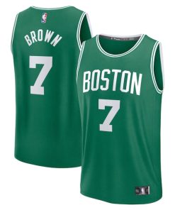 Jaylen Brown Boston Celtics  Fast Break Replica Player Jersey - Icon Edition - Kelly Green