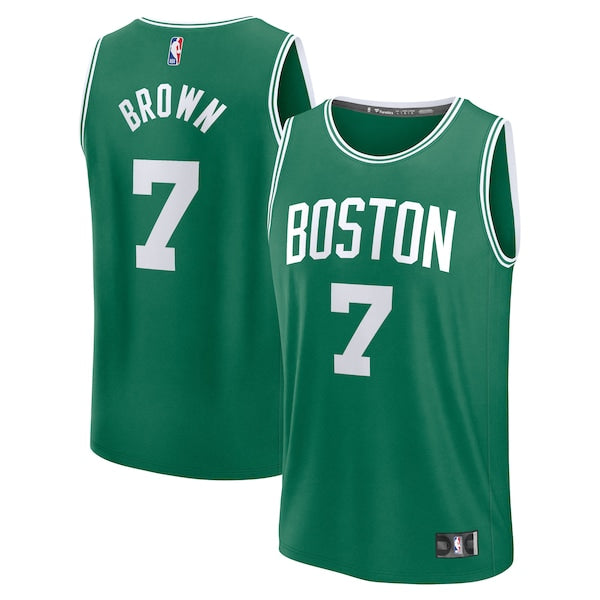Jaylen Brown Boston Celtics Fast Break Replica Player Jersey - Icon Edition - Kelly Green
