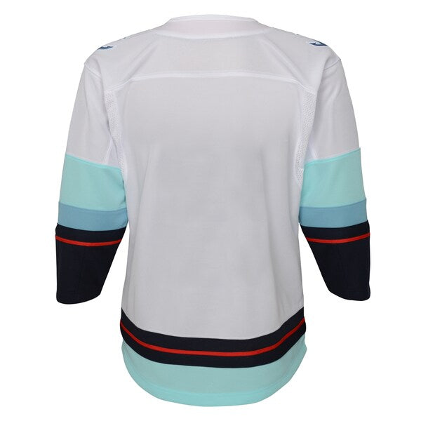 Seattle Kraken Youth Away Premier Jersey - White - Image 3