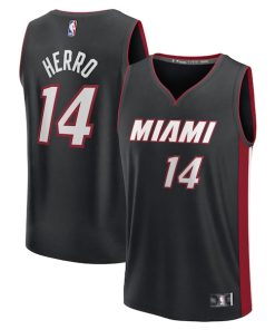 Tyler Herro Miami Heat  Youth Fast Break Replica Player Jersey - Black - Icon Edition