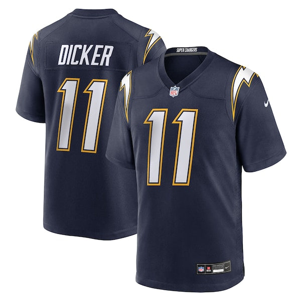 Cameron Dicker Los Angeles Chargers Nike Alternate Game Jersey - Navy/Powder Blue/Gold - Image 2