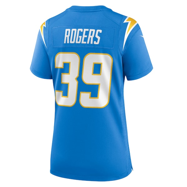 Eric Rogers Los Angeles Chargers Nike Women's Team Game Jersey - Powder Blue - Image 3