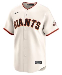 Alternative view of San Francisco Giants Nike Home Limited Pick-A-Player Retired Roster Jersey - Cream