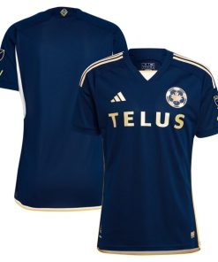 Alternative view of Vancouver Whitecaps FC adidas 2024 The 50 Authentic Jersey - Navy