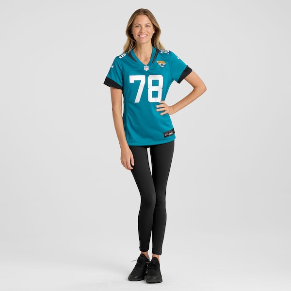 Dennis Daley Jacksonville Jaguars Nike Women's Game Jersey - Teal - Image 4
