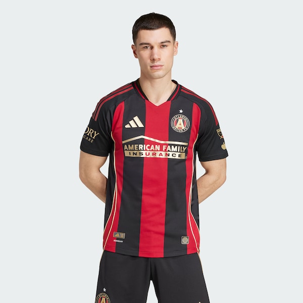 Atlanta United FC adidas 2025 The Connector Authentic Jersey - Black - Image 2