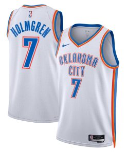 Chet Holmgren Oklahoma City Thunder Youth Nike Swingman Jersey - Association Edition - White