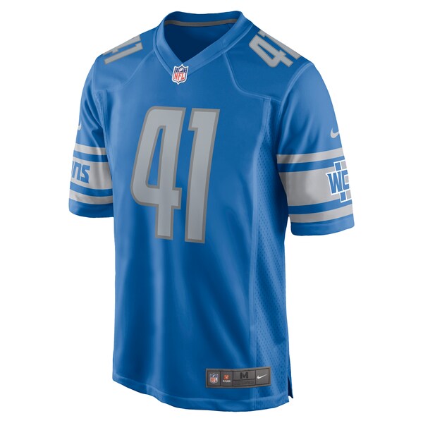 James Houston Detroit Lions Nike Game Jersey - Blue - Image 2