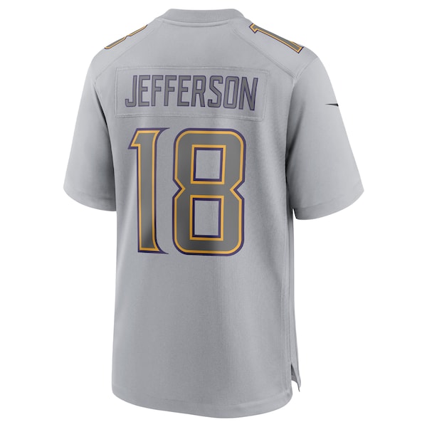 Justin Jefferson Minnesota Vikings Nike Atmosphere Fashion Game Jersey - Gray - Image 3