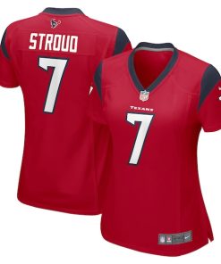 Alternative view of C.J. Stroud Houston Texans Nike Women's Game Jersey - Red/Navy/White