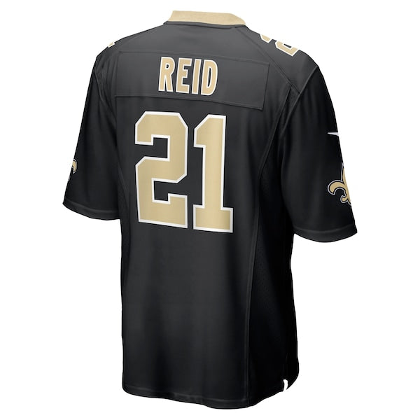 Justin Reid New Orleans Saints Nike Team Game Jersey - Black - Image 3