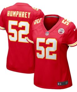 Creed Humphrey Kansas City Chiefs Nike Women's Game Jersey - Red