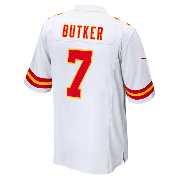 Harrison Butker Kansas City Chiefs Nike Super Bowl LVIII Game Jersey - White - Image 3