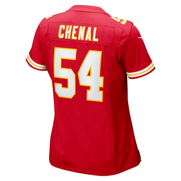 Leo Chenal Kansas City Chiefs Nike Women's Game Player Jersey - Red - Image 3