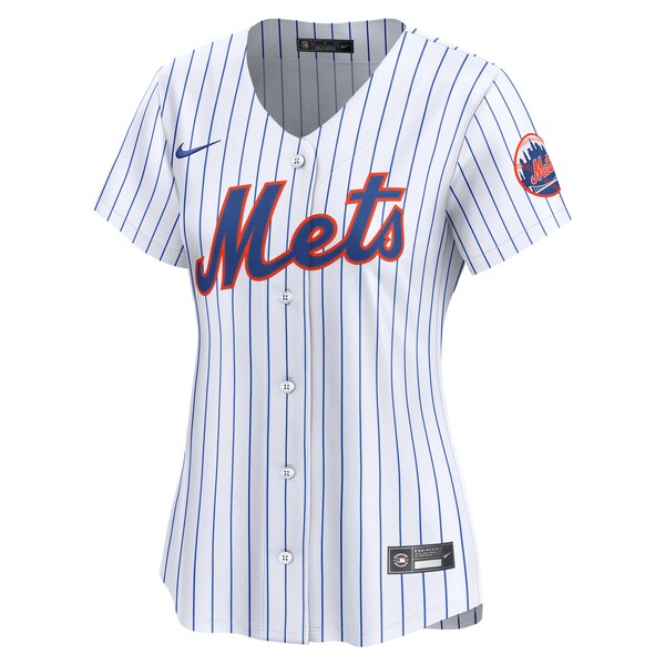 New York Mets Nike Women's Home Limited Jersey - White - Image 2