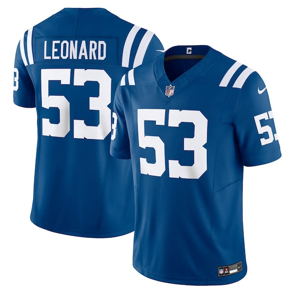 Shaquille Leonard Indianapolis Colts Nike Vapor F.U.S.E. Limited Jersey - Royal/Blue/White - Image 2