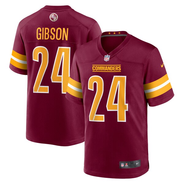 Antonio Gibson Washington Commanders Nike Youth Game Jersey - Burgundy/Black/White - Image 2