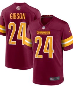 Alternative view of Antonio Gibson Washington Commanders Nike Game Jersey - Burgundy/Black/White