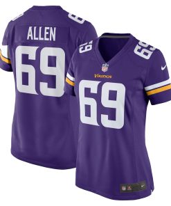 Jared Allen Minnesota Vikings Women's Nike Retired Player Game Jersey - Purple