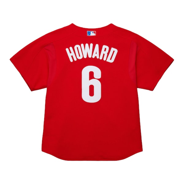 Ryan Howard Philadelphia Phillies Cooperstown Collection Batting Practice Jersey?ยจC Red - Image 3