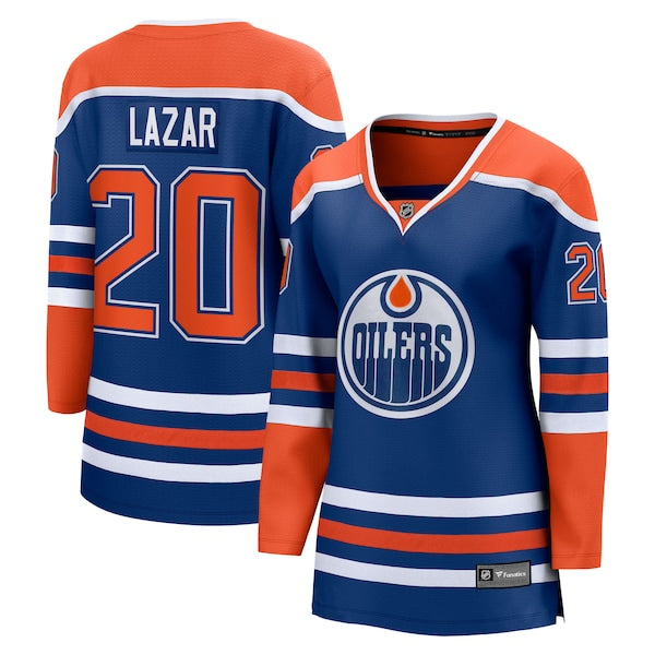 Curtis Lazar Edmonton Oilers Women's Home Breakaway Jersey - Royal