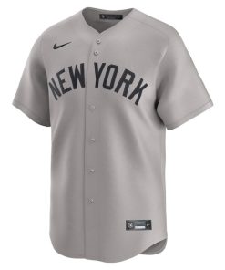 Alternative view of Anthony Volpe New York Yankees Nike Road Limited Player Jersey - Gray