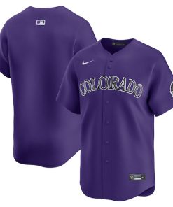 Colorado Rockies Nike  Alternate Limited Jersey?¨C Purple