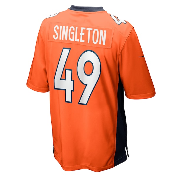 Alex Singleton Denver Broncos Nike Game Player Jersey - Orange - Image 3