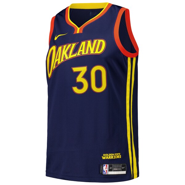 Stephen Curry Golden State Warriors Nike Swingman Player Jersey - City Edition - Royal - Image 2
