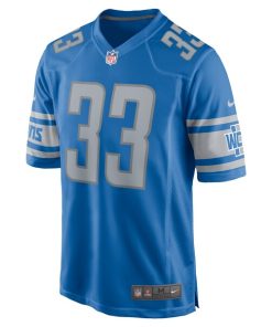 Alternative view of Devine Ozigbo Detroit Lions Nike  Game Jersey -  Blue