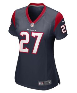 Alternative view of Brady Breeze Houston Texans Nike Women's Team Game Jersey -  Navy