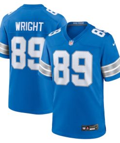 Brock Wright Detroit Lions Nike Team Game Jersey -  Blue