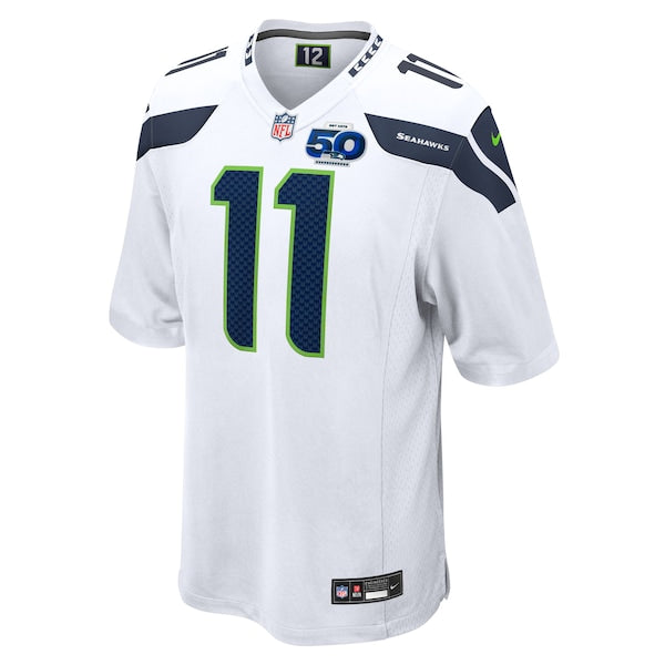 Jaxon Smith-Njigba Seattle Seahawks Nike 50th Season Game Jersey - White/Royal - Image 5