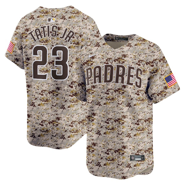 Fernando Tatis Jr. San Diego Padres Nike 2nd Alternate Limited Player Jersey?ยจC Tan