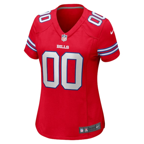 Buffalo Bills Nike Women's Alternate Custom Game Jersey - Red - Image 2