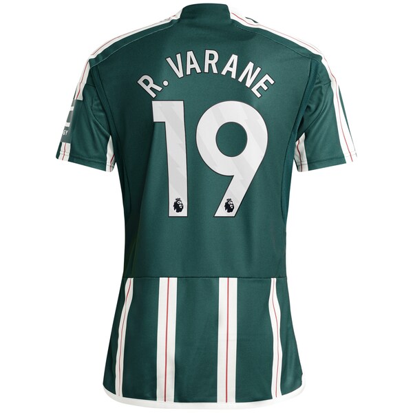 Raphael Varane Manchester United adidas 2023/24 Away Replica Player Jersey - Green - Image 3