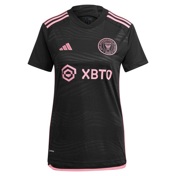 Lionel Messi Inter Miami CF adidas Women's 2024 La Noche Replica Jersey - Black - Image 2