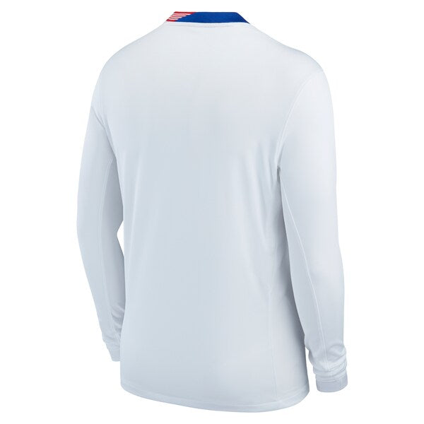 USMNT Nike 2024 Home Replica Long Sleeve Jersey - White - Image 3