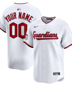 Cleveland Guardians Nike Home Limited Custom Jersey - White