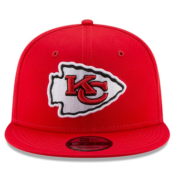 Kansas City Chiefs New Era Super Bowl LVIII Champions Side Patch 9FIFTY Snapback Hat - Red - Image 3