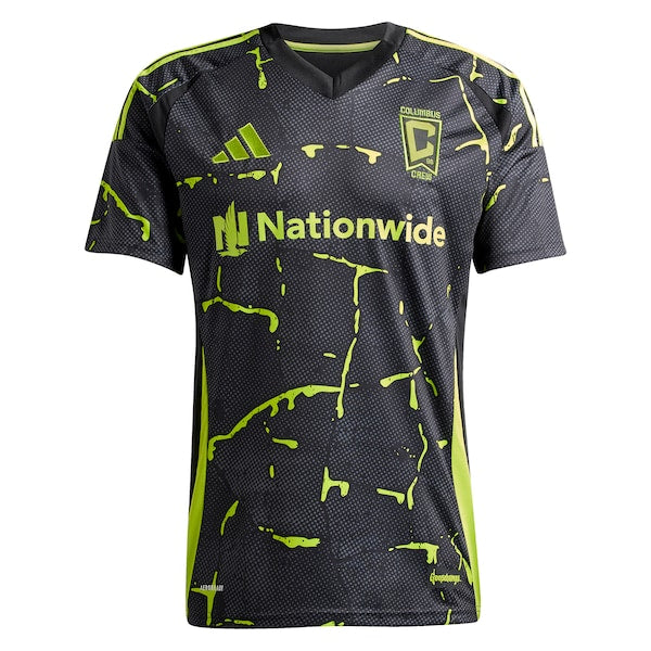 Diego Rossi Columbus Crew adidas 2025 The Goosebumps Kit Replica Player Jersey - Black - Image 2