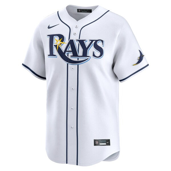 Brandon Lowe Tampa Bay Rays Nike Home Limited Player Jersey - White - Image 2