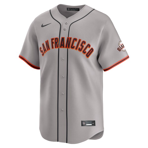 San Francisco Giants Nike Away Limited Custom Jersey - Gray - Image 2