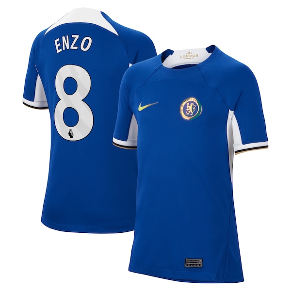 Enzo Fern¨¢ndez Chelsea Nike Youth 2023/24 Home Stadium Replica Jersey - Blue